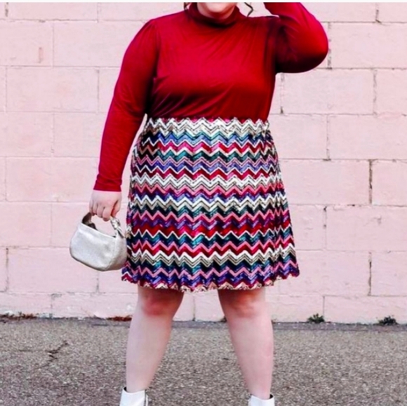 Modcloth Sequin Skirt - Picture 3 of 4